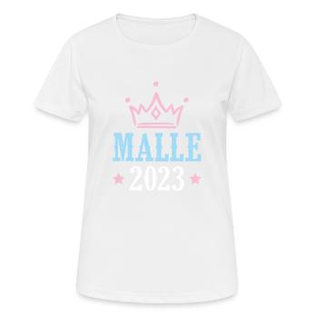 Malle 2023 - Women's Breathable T-Shirt - white - Front - AI Model Female 172 dark (172cm)