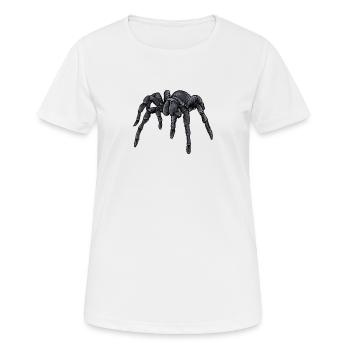 Tarentule I Tarantula Terrarium motif pour - T-shirt respirant Femme - blanc - Devant - AI Model Female 172 dark (172cm)