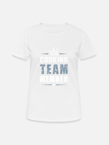 Cooking Team - Women's Breathable T-Shirt - white