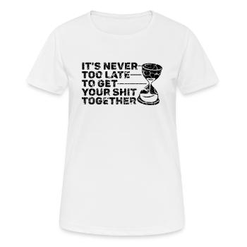 Positive Inspiration Männer Frauen Lustige Motivation - Frauen T-Shirt atmungsaktiv - Weiß - Vorne - AI Model Female 172 dark (172cm)