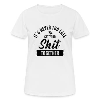 Positive Inspiration Männer Frauen Lustige Motivation - Frauen T-Shirt atmungsaktiv - Weiß - Vorne - AI Model Female 172 dark (172cm)