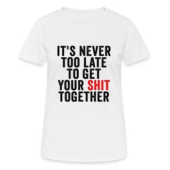 Positive Inspiration Männer Frauen Lustige Motivation - Frauen T-Shirt atmungsaktiv - Weiß - Vorne - AI Model Female 172 dark (172cm)