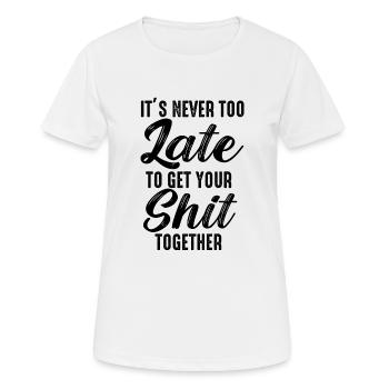 Positive Inspiration Männer Frauen Lustige Motivation - Frauen T-Shirt atmungsaktiv - Weiß - Vorne - AI Model Female 172 dark (172cm)
