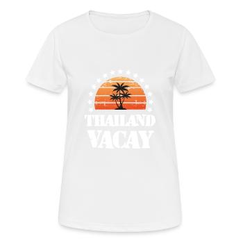 Thailand Urlaub - Frauen T-Shirt atmungsaktiv - Weiß - Vorne - AI Model Female 172 dark (172cm)