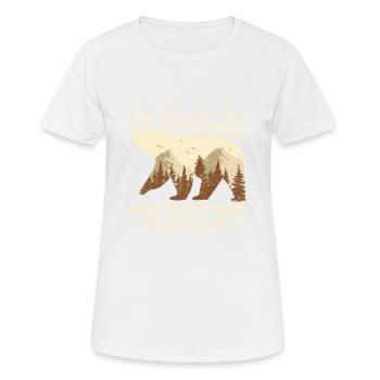 Apportez une boussole C’est embarrassant - T-shirt respirant Femme - blanc - Devant - AI Model Female 172 dark (172cm)