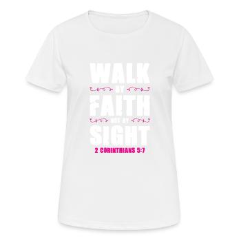Bible Trust - Women's Breathable T-Shirt - white - Front - AI Model Female 172 dark (172cm)