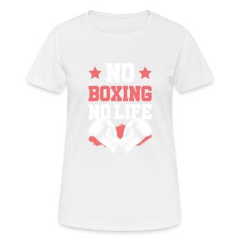 Boxing Boxing - Women's Breathable T-Shirt - white - Front - AI Model Female 172 dark (172cm)