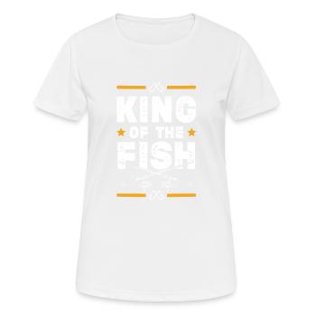 Fischer König - T-shirt respirant Femme - blanc - Devant - AI Model Female 172 dark (172cm)