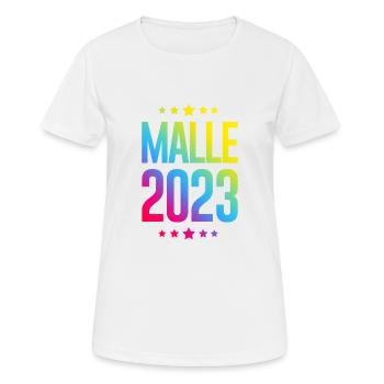 Malle 2023 - T-shirt respirant Femme - blanc - Devant - AI Model Female 172 dark (172cm)