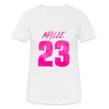 Malle 23 Mallorca 2023 - Women's Breathable T-Shirt - white - Front - AI Model Female 172 dark (172cm)