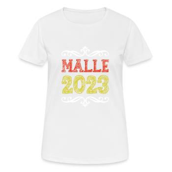 Malle 2023 - Women's Breathable T-Shirt - white - Front - AI Model Female 172 dark (172cm)