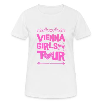 Vienna Party Team Wien - Women's Breathable T-Shirt - white - Front - AI Model Female 172 dark (172cm)