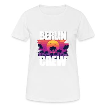 Vacances à Berlin - T-shirt respirant Femme - blanc - Devant - AI Model Female 172 dark (172cm)