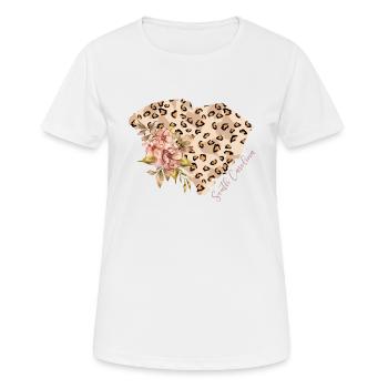 Carte de Caroline du Sud Leo État du Sud - T-shirt respirant Femme - blanc - Devant - AI Model Female 172 dark (172cm)