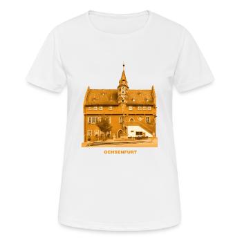 Hôtel de ville d'Ochsenfurt Basse-franconie Bayewrn - T-shirt respirant Femme - blanc - Devant - AI Model Female 172 dark (172cm)
