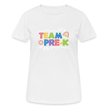 Team Pre-K Graduate Preschool Teacher Student Back - Women's Breathable T-Shirt - white - Front - AI Model Female 172 dark (172cm)