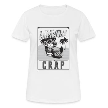 Brasilien - Frauen T-Shirt atmungsaktiv - Weiß - Vorne - AI Model Female 172 dark (172cm)