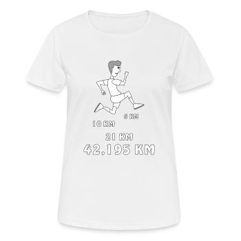 BISHOP - Women's Breathable T-Shirt - white - Front - AI Model Female 172 dark (172cm)