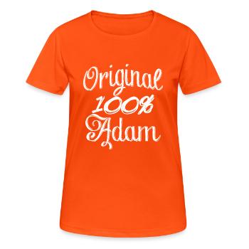 Original 100% Adam - Women's Breathable T-Shirt - neon orange - Front - AI Model Female 172 dark (172cm)