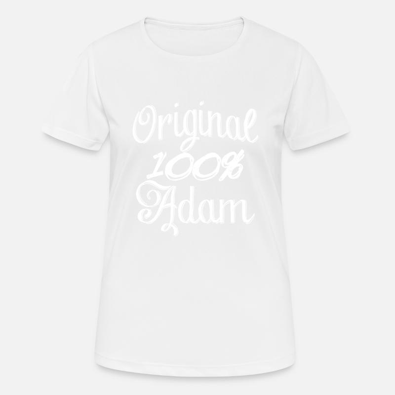 Original 100% Adam - Women's Breathable T-Shirt - white