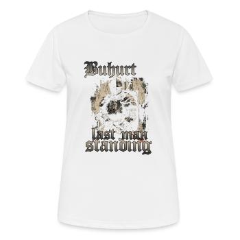 Ritterturnier Motiv Turnei Tjost Krieger Buhurt - Frauen T-Shirt atmungsaktiv - Weiß - Vorne - AI Model Female 172 dark (172cm)