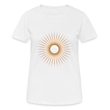 Golden Star - T-shirt respirant Femme - blanc - Devant - AI Model Female 172 dark (172cm)