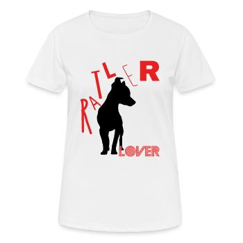 Ratler-Liebhaber - Frauen T-Shirt atmungsaktiv - Weiß - Vorne - AI Model Female 172 dark (172cm)