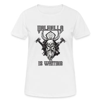Valhalla is waiting - Women's Breathable T-Shirt - white - Front - AI Model Female 172 dark (172cm)