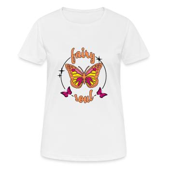 Fairy Soul Festival Look LGBTQ Cute - Women's Breathable T-Shirt - white - Front - AI Model Female 172 dark (172cm)