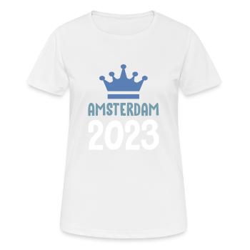 Amsterdam 2023 Krone - Women's Breathable T-Shirt - white - Front - AI Model Female 172 dark (172cm)