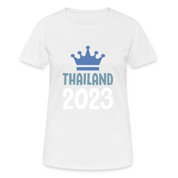 Thailand 2023 Krona - Women's Breathable T-Shirt - white - Front - AI Model Female 172 dark (172cm)