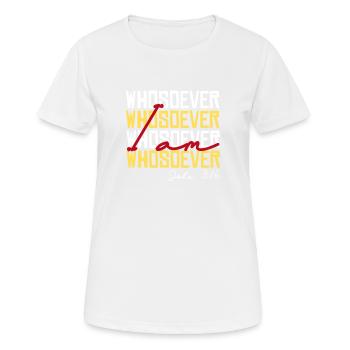 I'm A Whosoever Bible Scripture Cool Christian - Women's Breathable T-Shirt - white - Front - AI Model Female 172 dark (172cm)