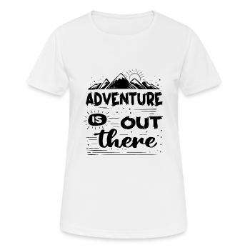 Camping Cadeau Lagerfeuerzelte Ausflug - Frauen T-Shirt atmungsaktiv - Weiß - Vorne - AI Model Female 172 dark (172cm)