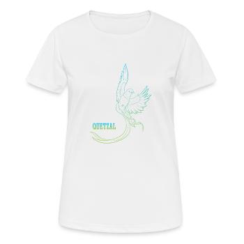 Guatemala drapeau guatémaltèque ADN I cadeau - T-shirt respirant Femme - blanc - Devant - AI Model Female 172 dark (172cm)