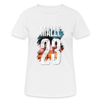 Maillot Malle 23 2023 - T-shirt respirant Femme - blanc - Devant - AI Model Female 172 dark (172cm)