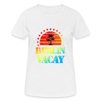 Vacances à Berlin - T-shirt respirant Femme - blanc - Devant - AI Model Female 172 dark (172cm)