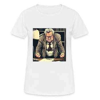 GRUMPY OLD MAN - Women's Breathable T-Shirt - white - Front - AI Model Female 172 dark (172cm)