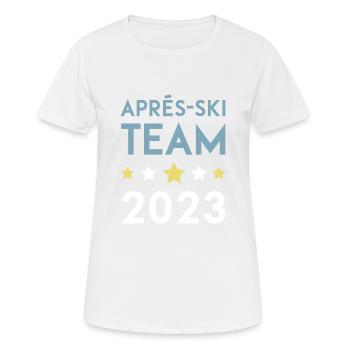 Après Ski 2023 Krone - Women's Breathable T-Shirt - white - Front - AI Model Female 172 dark (172cm)