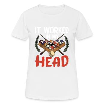 It Worked In My Head - Women's Breathable T-Shirt - white - Front - AI Model Female 172 dark (172cm)