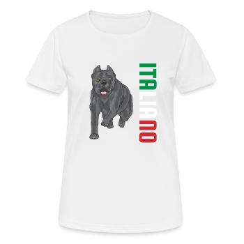 Cane Corso Italiano - Women's Breathable T-Shirt - white - Front - AI Model Female 172 dark (172cm)