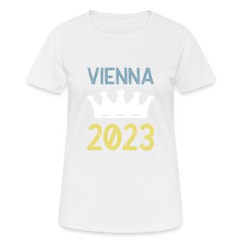 Vienna 2023 Wien Krone - Women's Breathable T-Shirt - white - Front - AI Model Female 172 dark (172cm)