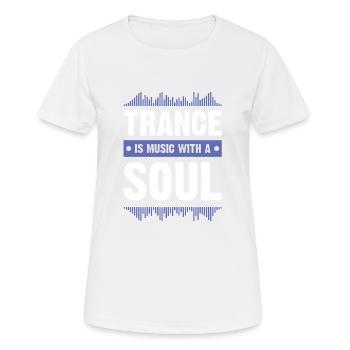 Trance Soul - Women's Breathable T-Shirt - white - Front - AI Model Female 172 dark (172cm)