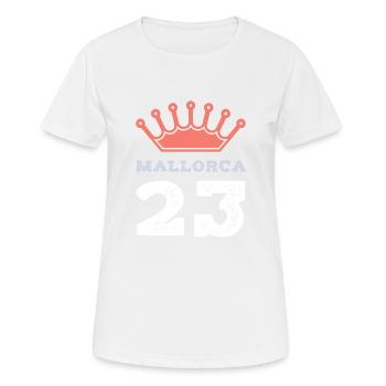 Mallorca 23 Jersey 2023 - Women's Breathable T-Shirt - white - Front - AI Model Female 172 dark (172cm)