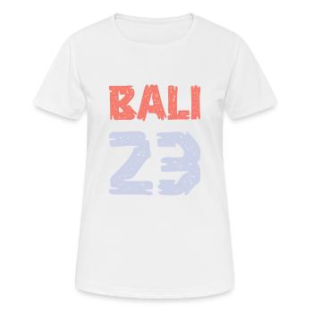 Bali 23 Jersey 2023 - Women's Breathable T-Shirt - white - Front - AI Model Female 172 dark (172cm)