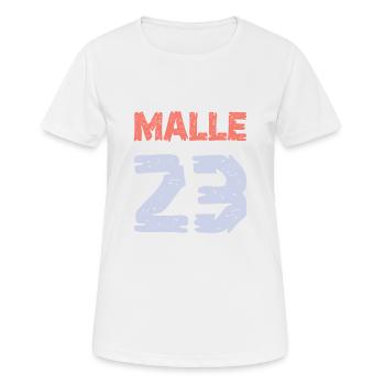 Maillot Malle 23 2023 - T-shirt respirant Femme - blanc - Devant - AI Model Female 172 dark (172cm)