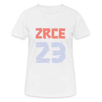Zrce 23 Trikot 2023 - Frauen T-Shirt atmungsaktiv - Weiß - Vorne - AI Model Female 172 dark (172cm)