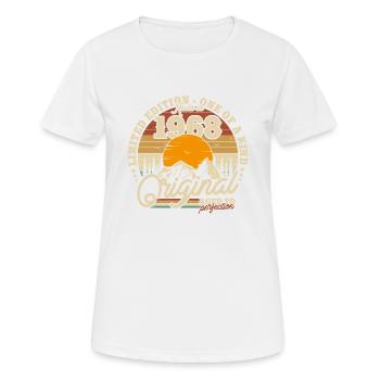Vintage 1968 Geburtstagsgeschenk - T-shirt respirant Femme - blanc - Devant - AI Model Female 172 dark (172cm)