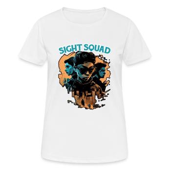 Sight Squad 6 - Women's Breathable T-Shirt - white - Front - AI Model Female 172 dark (172cm)