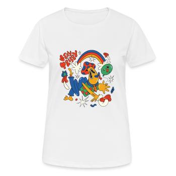 Zauberpilze - Frauen T-Shirt atmungsaktiv - Weiß - Vorne - AI Model Female 172 dark (172cm)