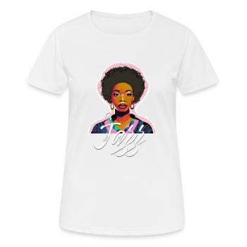 Jazz - T-shirt respirant Femme - blanc - Devant - AI Model Female 172 dark (172cm)